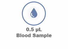 0.5 Micro Liter Blood Sample