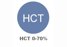 HCT 0-70%